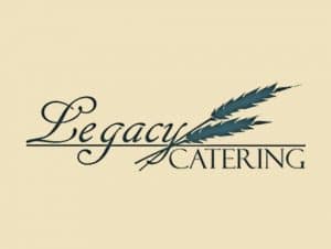 legacy catering logo and website design